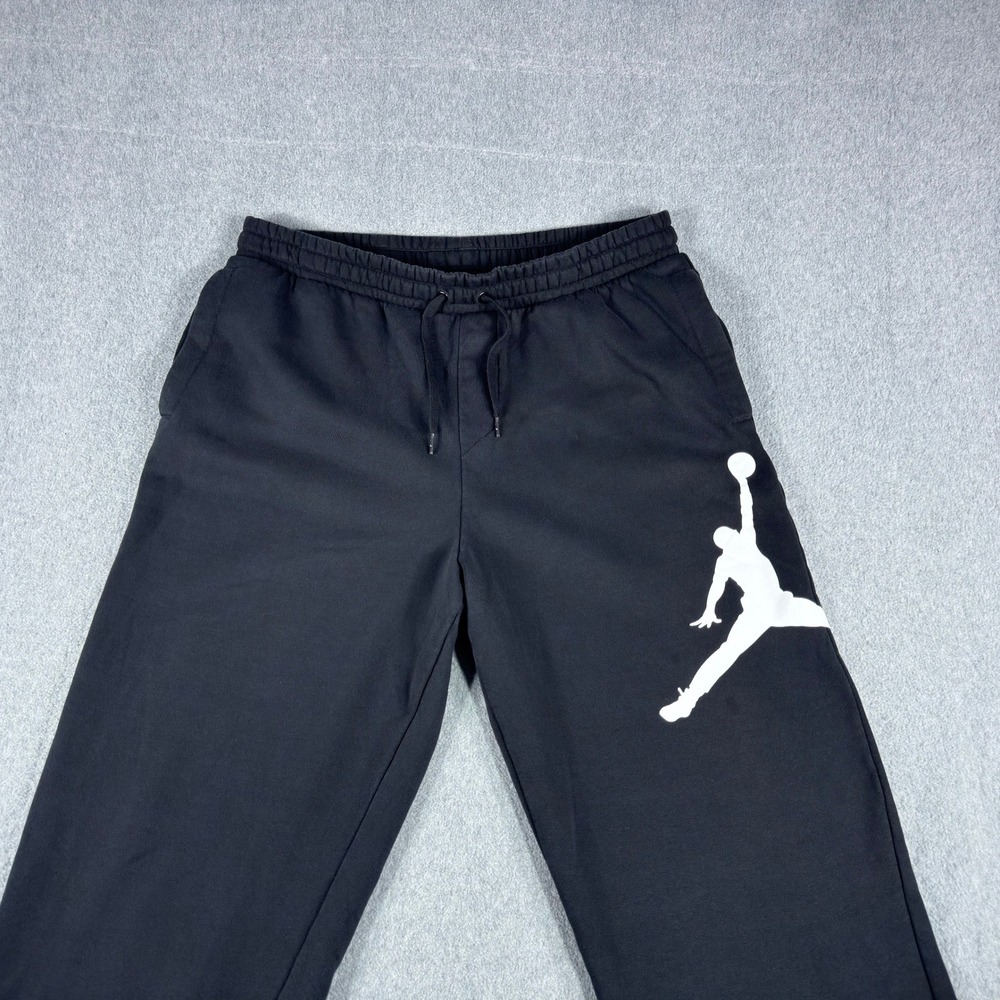 Air Jordan Sweatpants Mens L Black Jumpman Logo